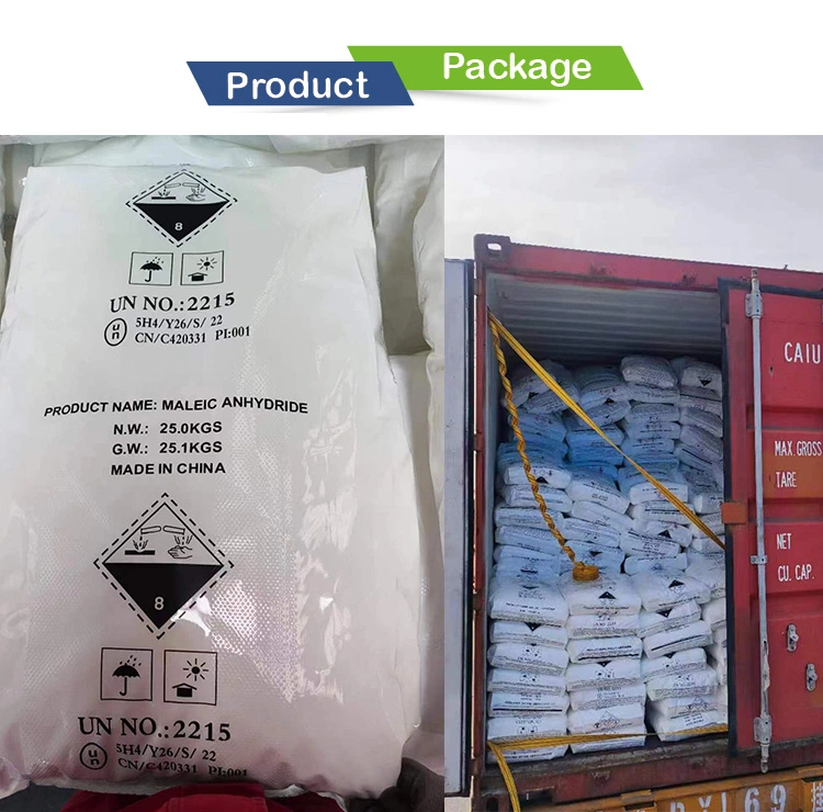 Chemical Raw Material CAS No. 108-31-6 99% Purity Maleic Anhydride/Maleic Acid Anhydride/Ma