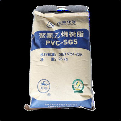 Good Price Pvc Resin Sg5 White Powder  For Plasitc Product From China