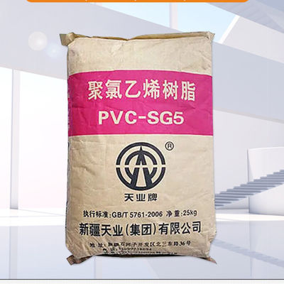 Good Price Pvc Resin Sg5 White Powder  For Plasitc Product From China