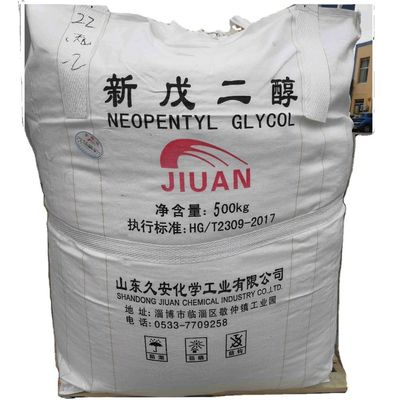 ISO COA MSDS TDS certified 99.5% purity Neopentyl glycol flakes with density 1.06g/ml