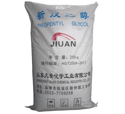 ISO COA MSDS TDS certified 99.5% purity Neopentyl glycol flakes with density 1.06g/ml