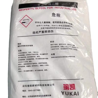 ISO COA MSDS TDS certified 99.5% purity Neopentyl glycol flakes with density 1.06g/ml