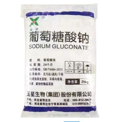 Construction Admixture Industrial Cleaning Chemical Sodium Gluconate with White Power