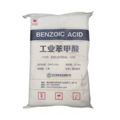 Benzoic Acid Industrial Grade for Plasticiser EINECS No. 200-838-9 High Standards