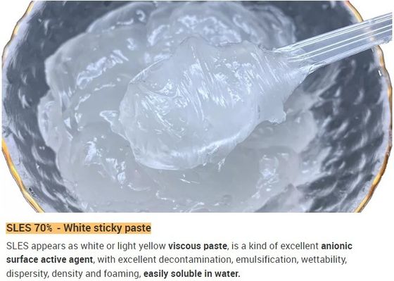 Chinese offers SLES 70% MF C12H25O CH2CH2O 2SO3Na foaming agent at for superior foam