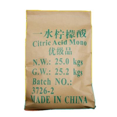 Citric Acid Monohydrate Food Grade Cas No 5949-29-1 for Industrial Applications