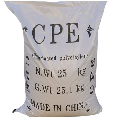 CPE 135A Polymer Chlorinated Polyethylene CPE Powder In White Color