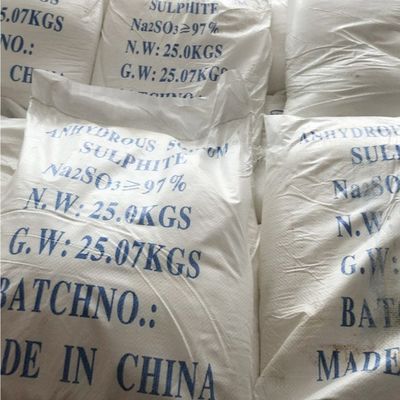 High Purity Sodium Sulphite Anhydrous with Strict Management and 92% 96% 97% Min Purity